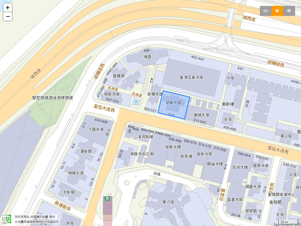 香港民生幼稚园(西区)位置