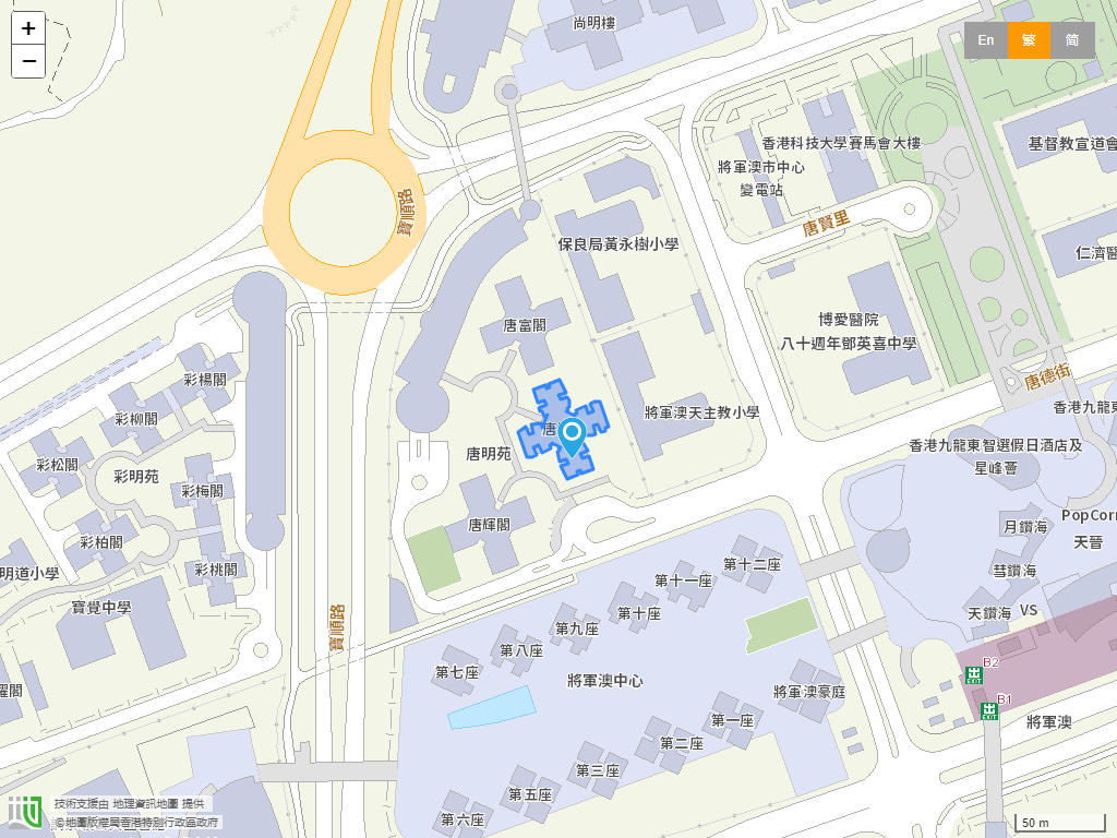 香港小童群益会乐緻幼稚园(将军澳)位置