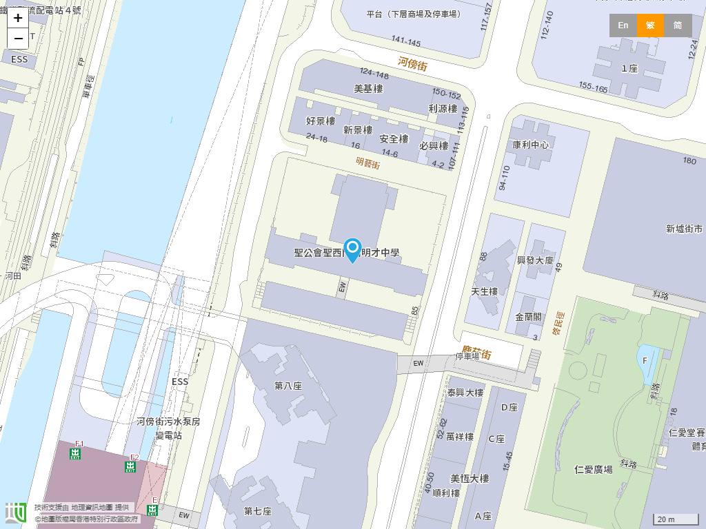 圣公会圣西门吕明才中学位置