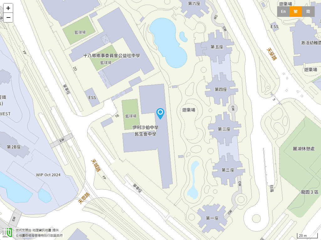 伊利沙伯中学旧生会中学位置