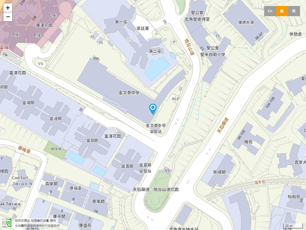 金文泰中学位置