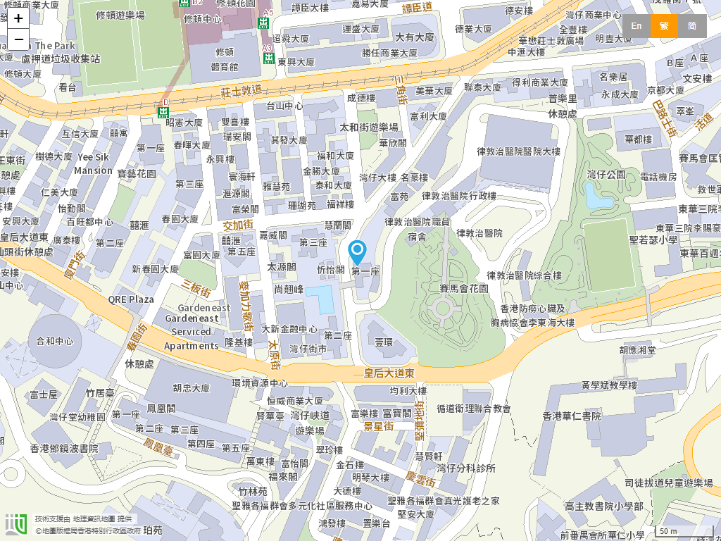 圣公会圣基道幼儿园(湾仔)位置