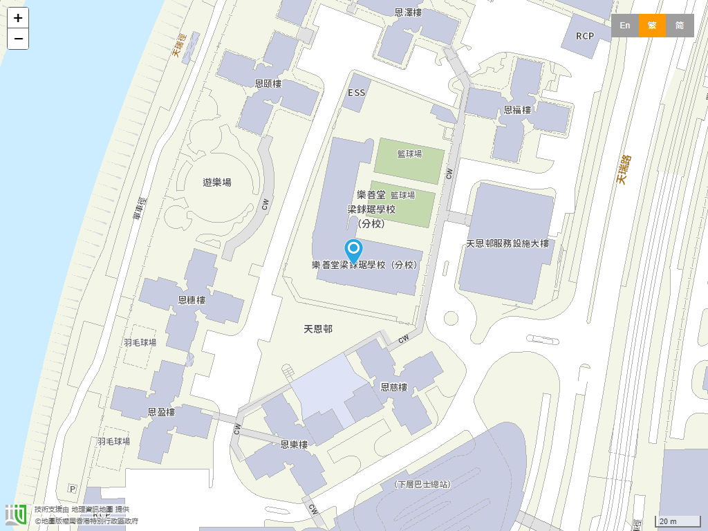 乐善堂梁銶琚学校(分校)位置