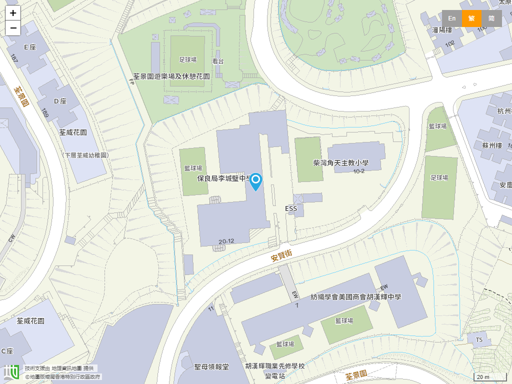 保良局李城璧中学位置