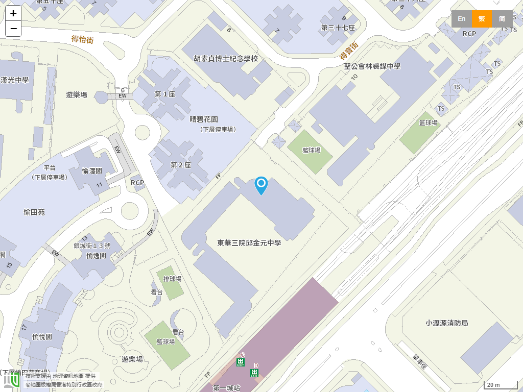东华三院邱金元中学位置