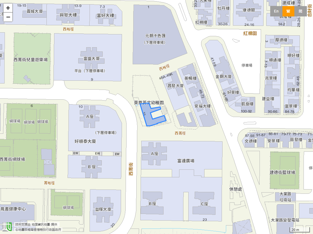 莱恩幼稚园(元朗)位置