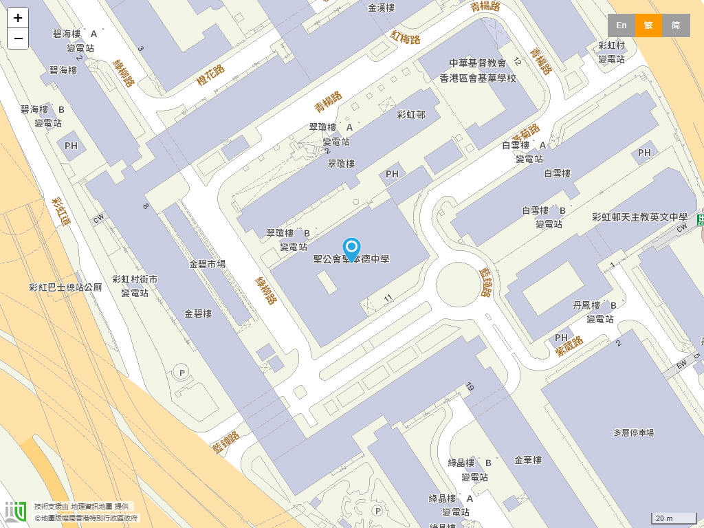 圣公会圣本德中学位置