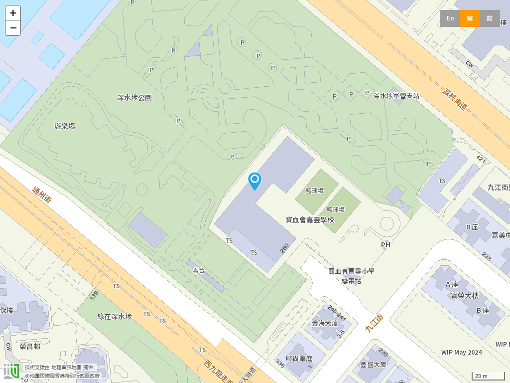 宝血会嘉灵学校位置