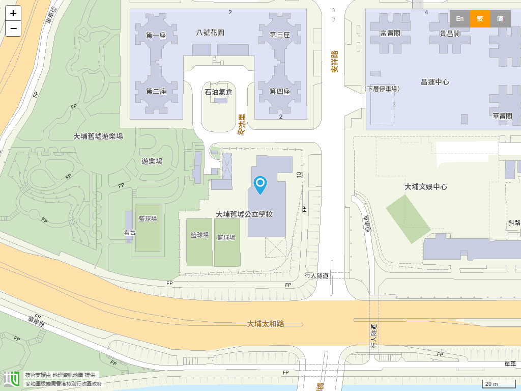 大埔旧墟公立学校位置