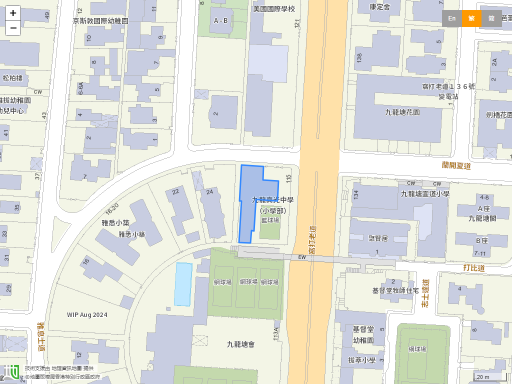 九龙真光中学(小学部)位置