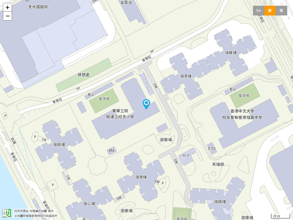 东华三院姚达之纪念小学(元朗)位置