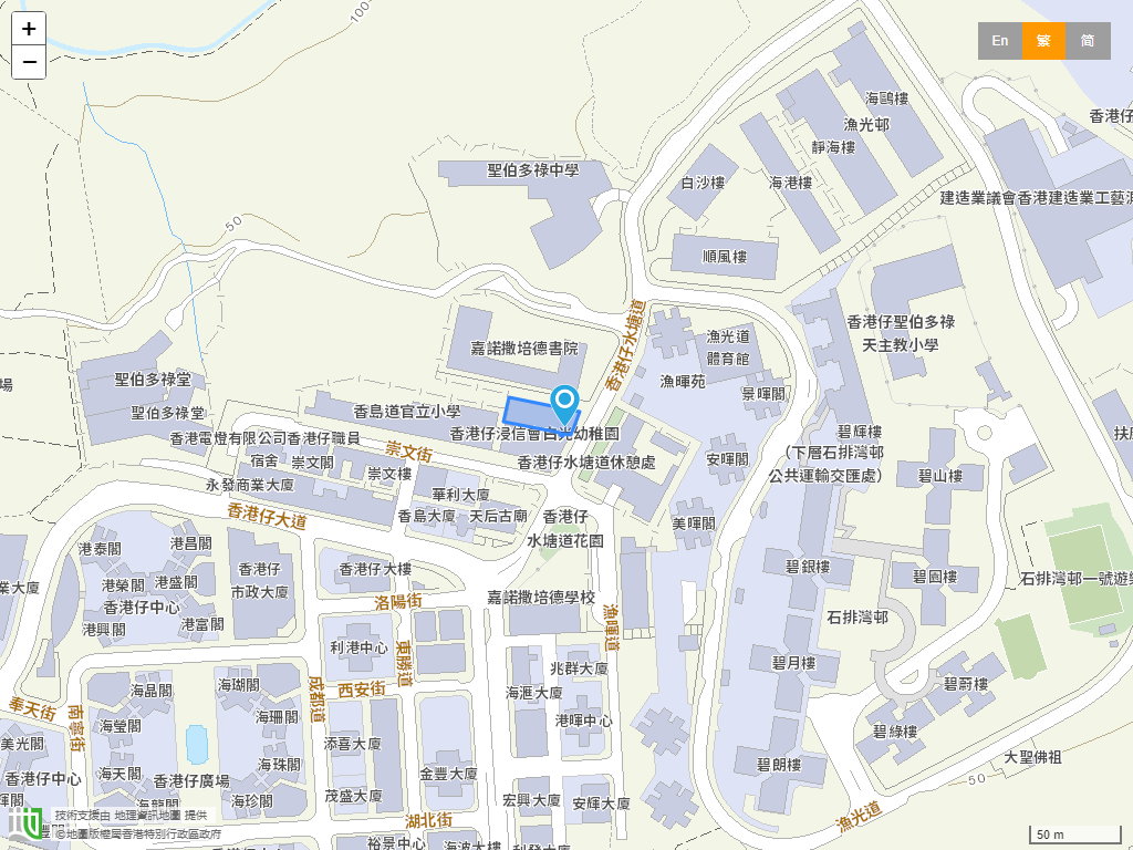香港仔浸信会白光幼稚园位置