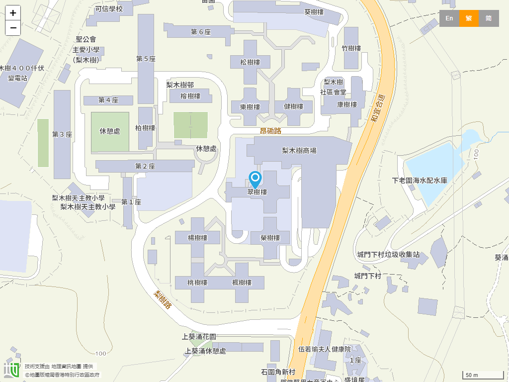 世德幼稚园(梨木树)位置
