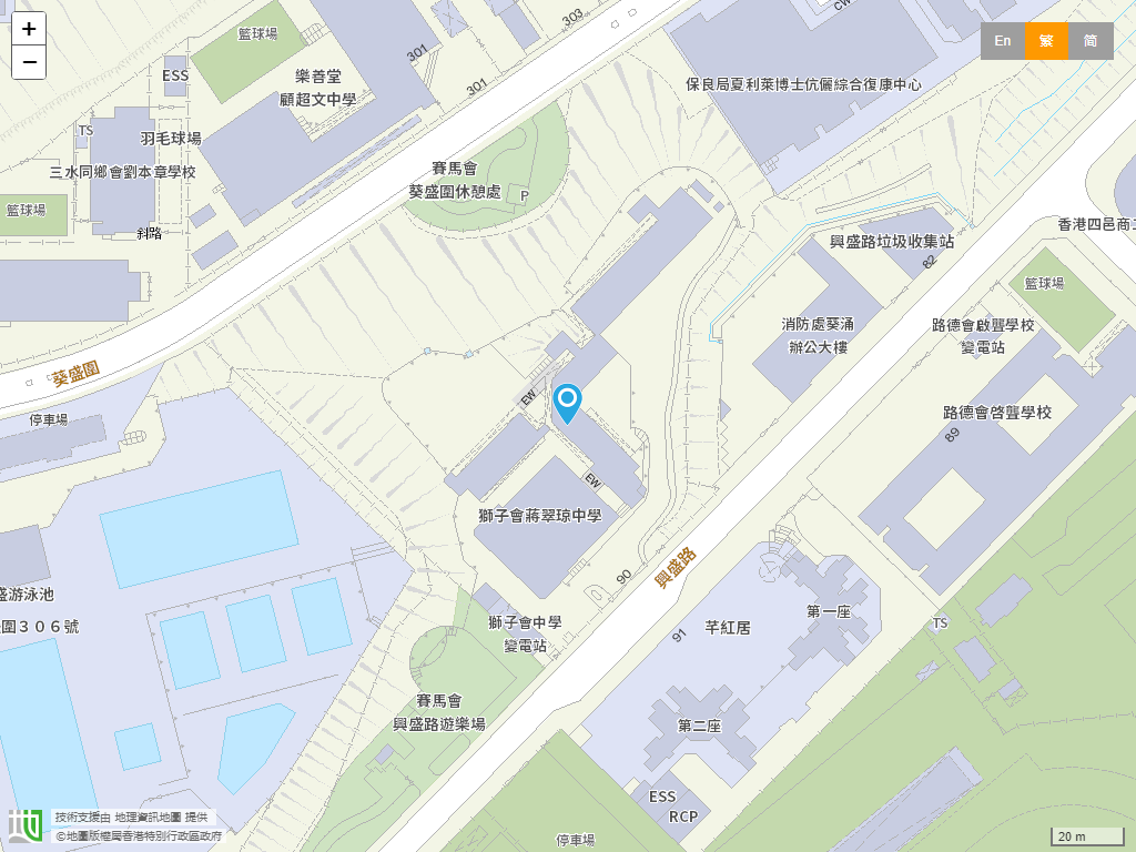 狮子会蒋翠琼中学位置