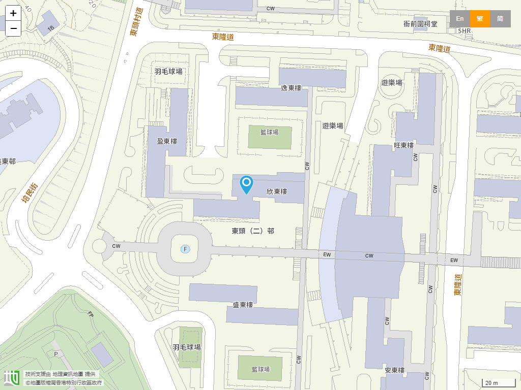 香港道教联合会圆玄幼稚园(东头邨)位置