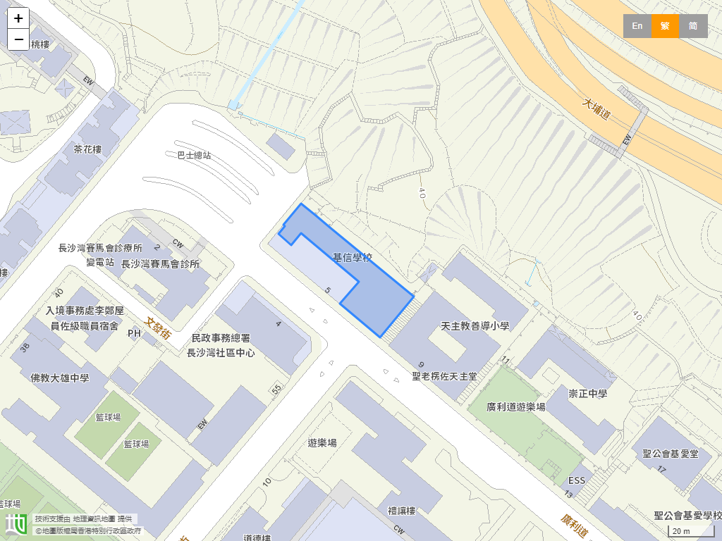 新会商会港青基信学校位置