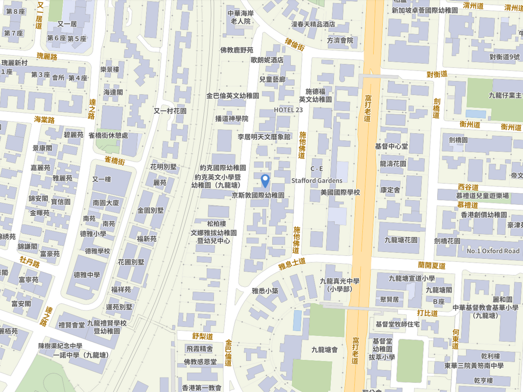 京斯敦国际幼稚园位置