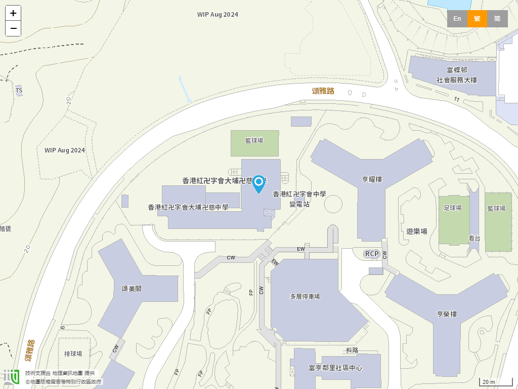 香港红卍字会大埔卍慈中学位置