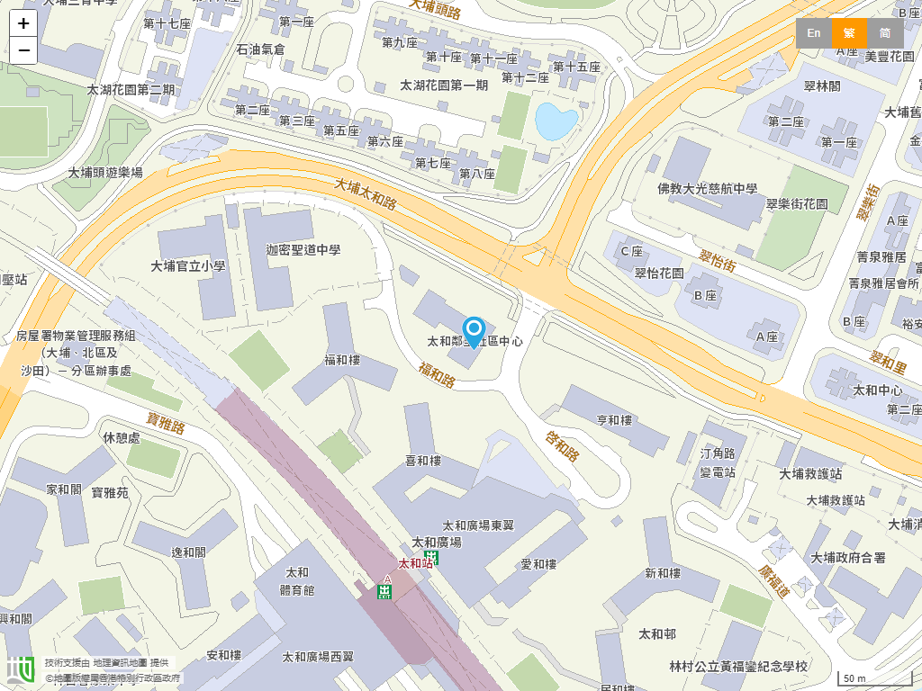 竹园区神召会太和康乐幼儿学校位置