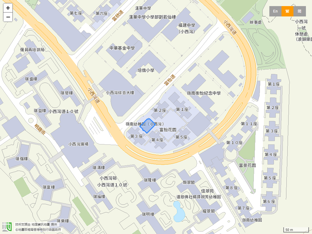 岭南幼稚园(小西湾)二校位置