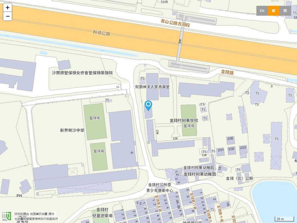 金钱村何东学校位置