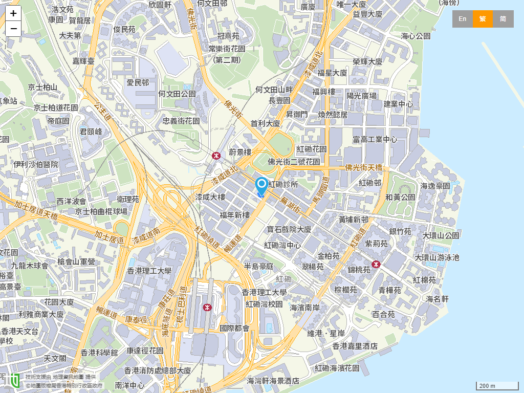 德萃幼稚园(红磡)位置