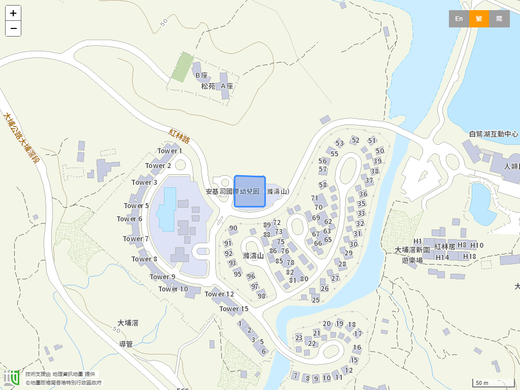 安基司国际幼儿园(涤涛山分校)位置