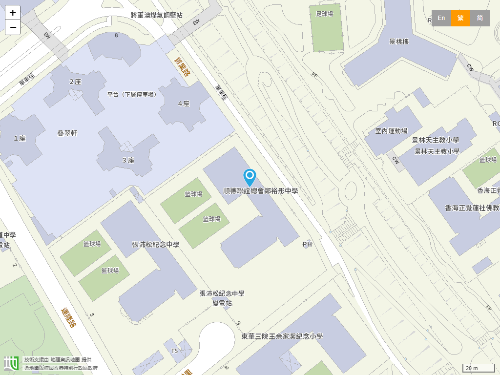 顺德联谊总会郑裕彤中学位置