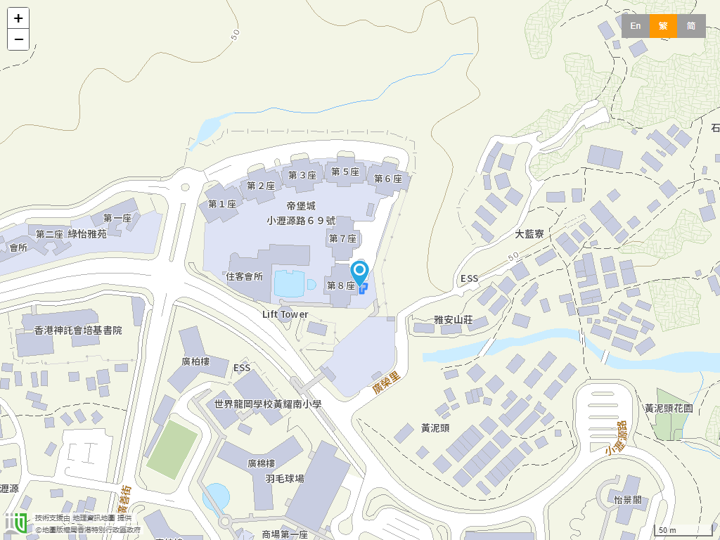 启思幼稚园(帝堡城)位置