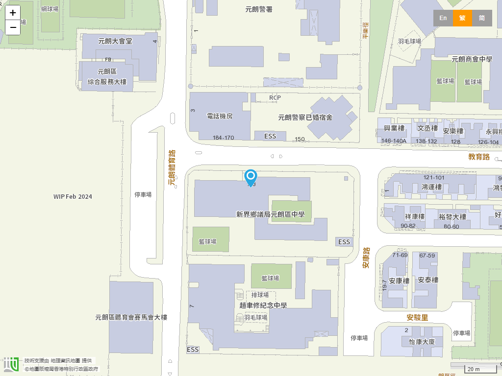 新界乡议局元朗区中学位置