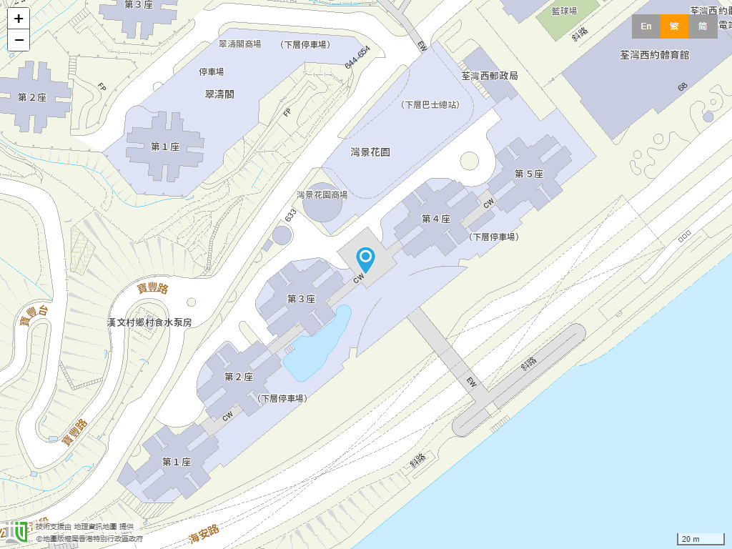 基督教安得儿幼稚园(湾景)位置