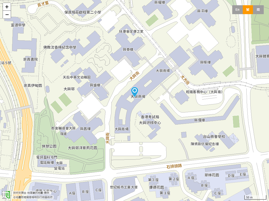 香港圣公会圣西门大兴幼儿学校位置