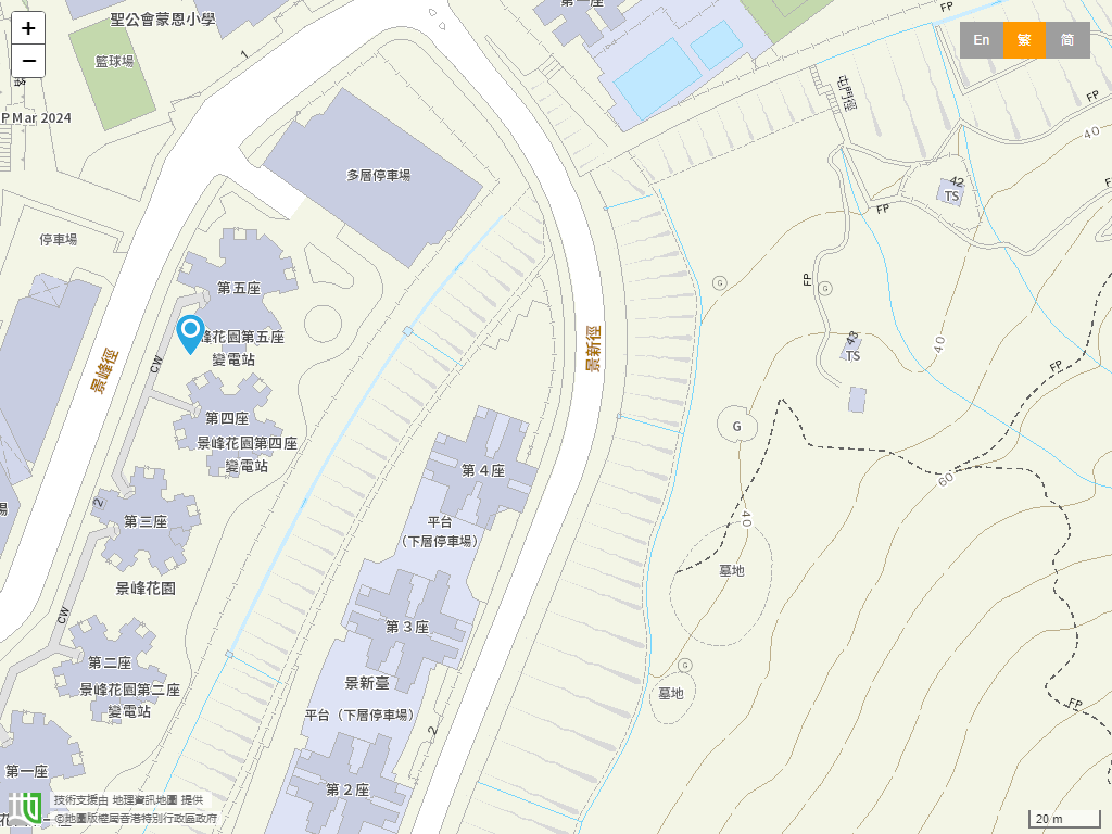 迦南幼稚园(景峰花园)位置