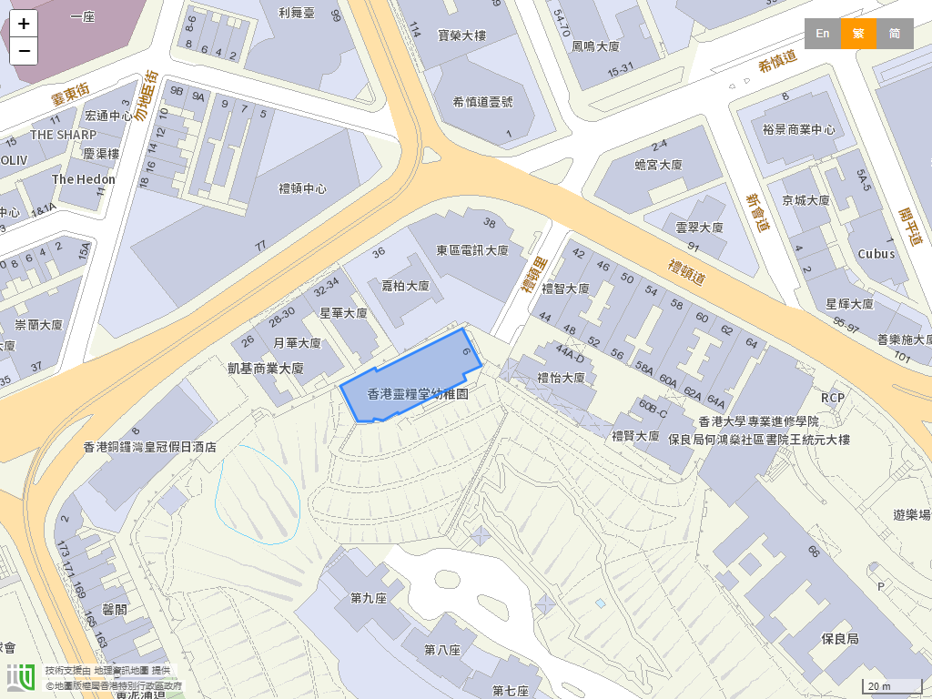 香港灵粮堂幼稚园位置