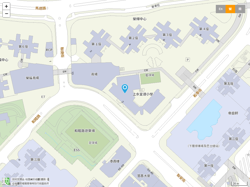 上水宣道小学位置