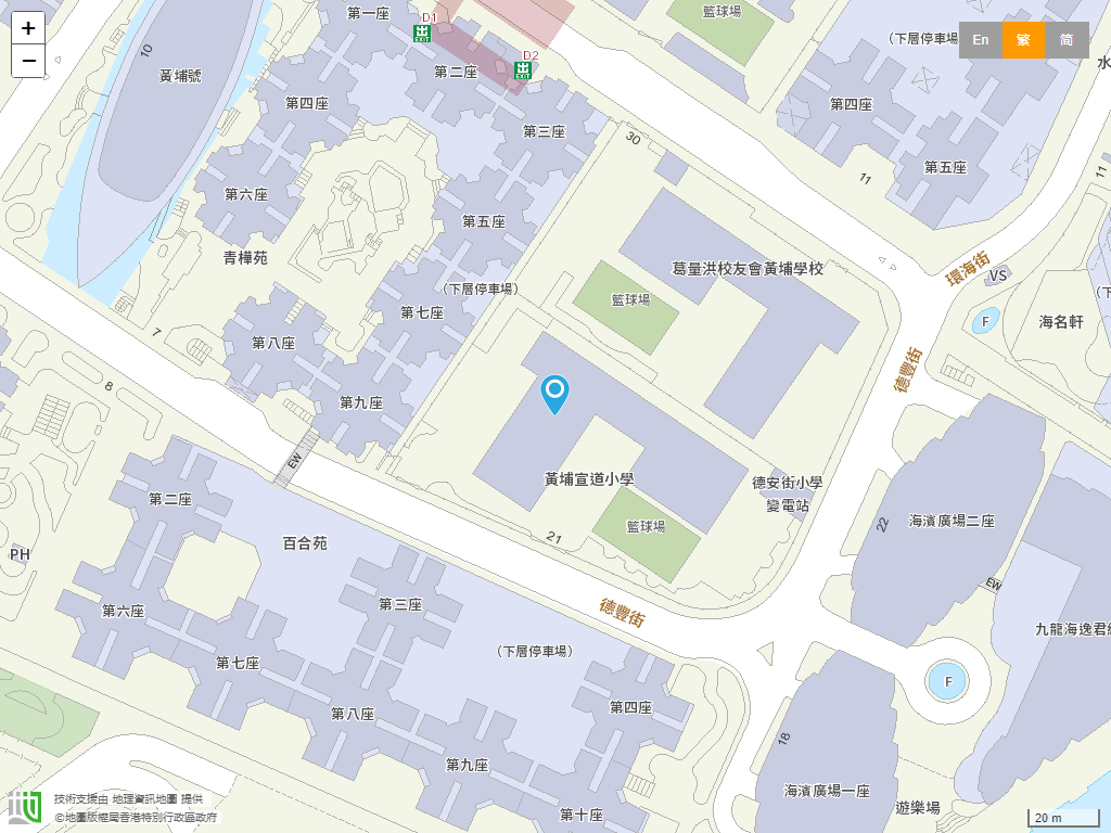 黄埔宣道小学位置
