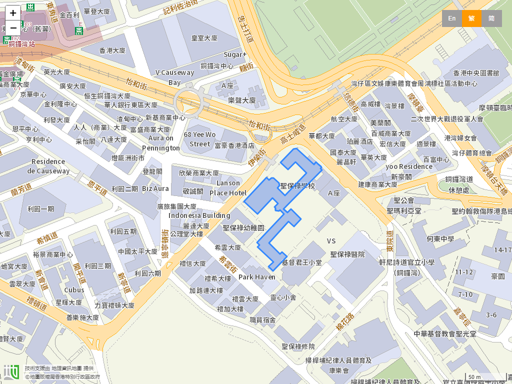 圣保禄学校(小学部)位置