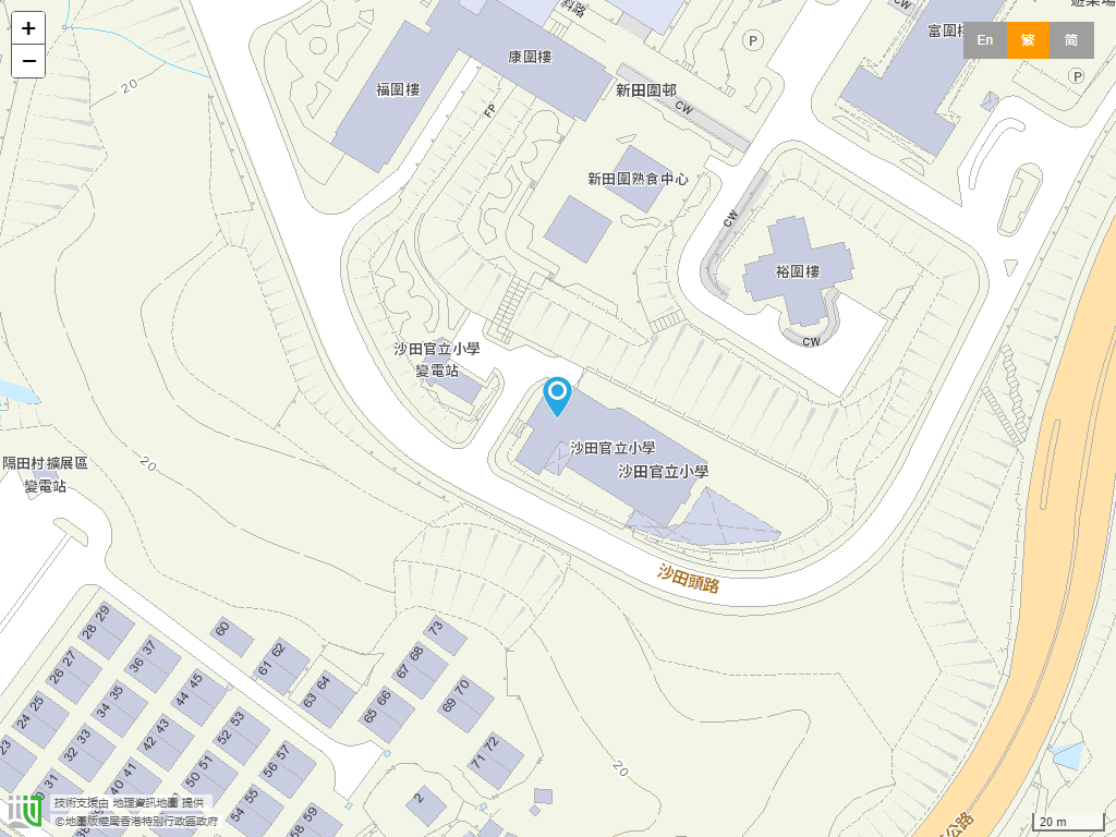 沙田官立小学位置