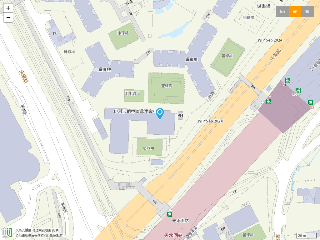 伊利沙伯中学旧生会小学位置