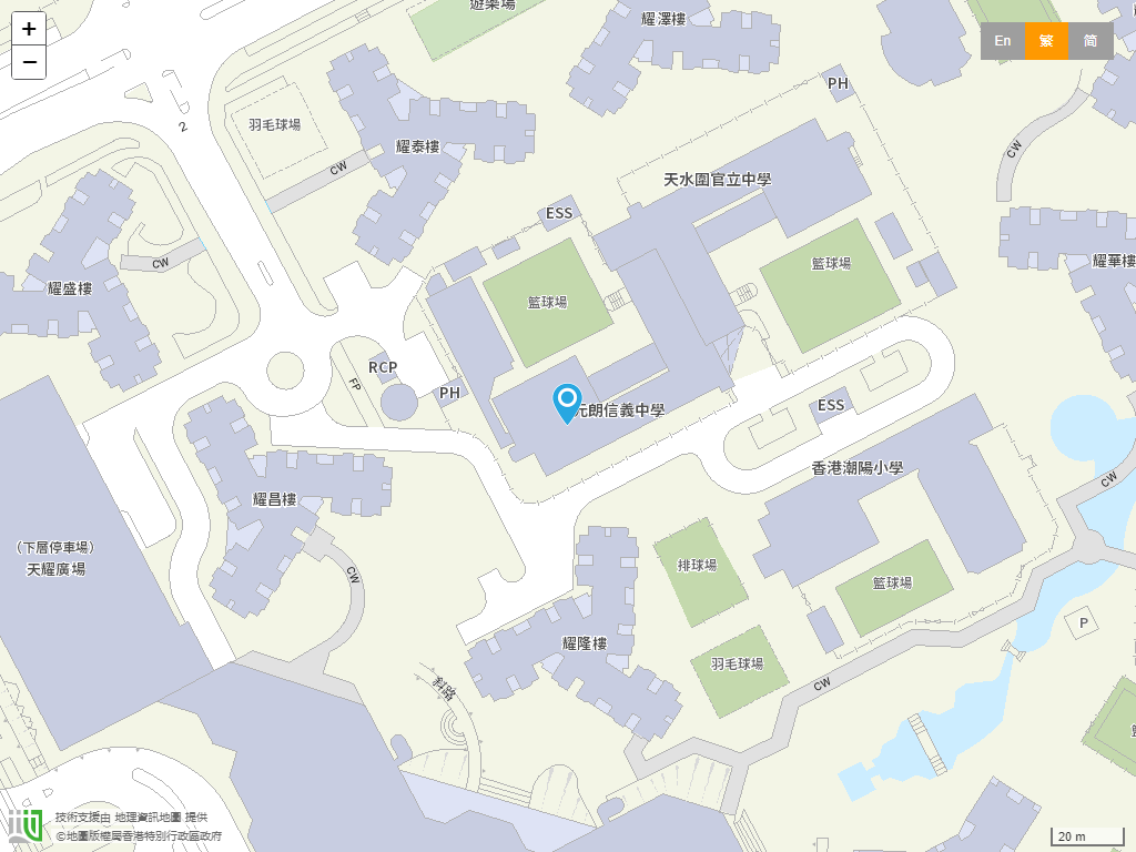 基督教香港信义会元朗信义中学位置