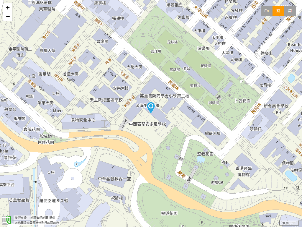 中西区圣安多尼学校位置