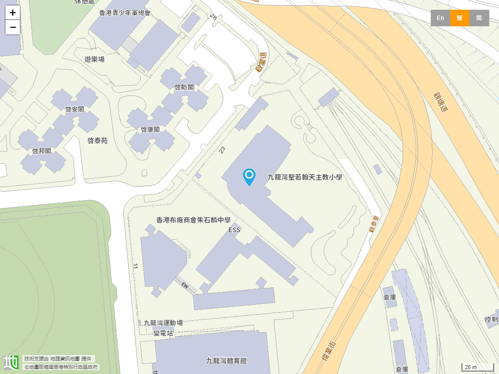 九龙湾圣若翰天主教小学位置