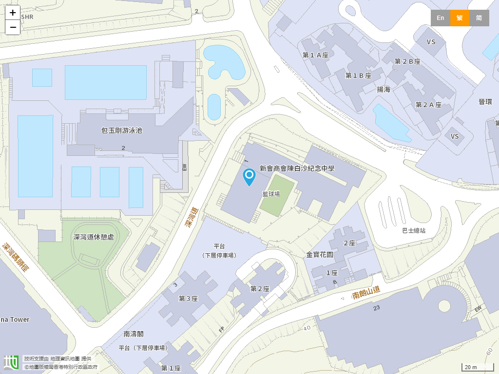 新会商会陈白沙纪念中学位置