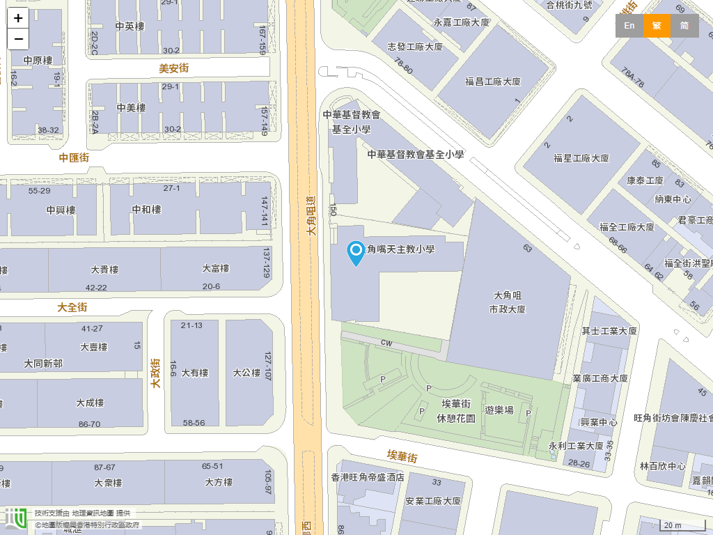 大角嘴天主教小学位置
