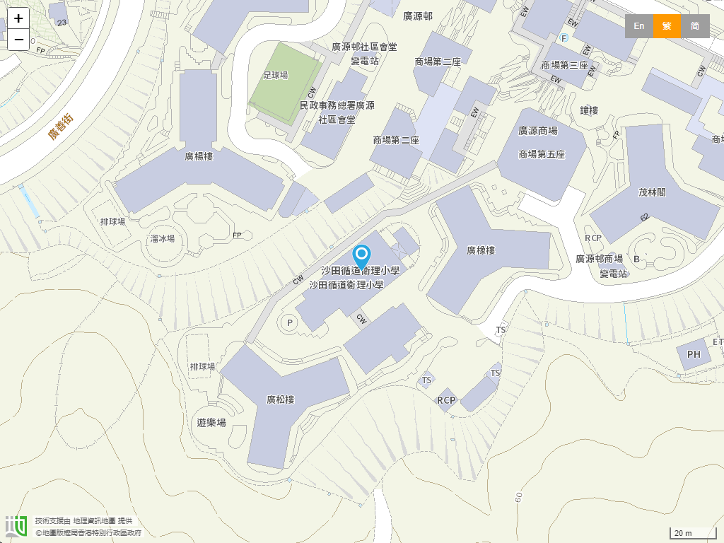 沙田循道衞理小学位置