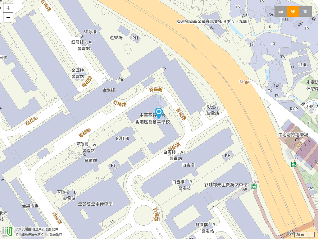 中华基督教会基华小学位置