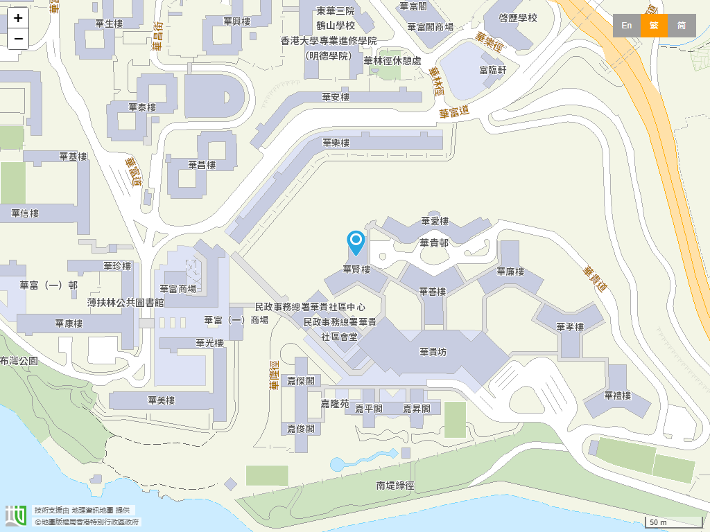 圣文嘉中英文幼稚园(华贵邨)位置