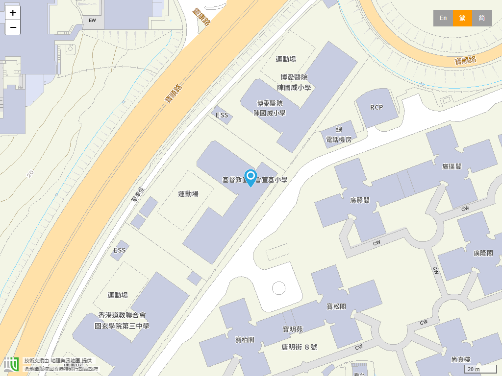 基督教宣道会宣基小学位置