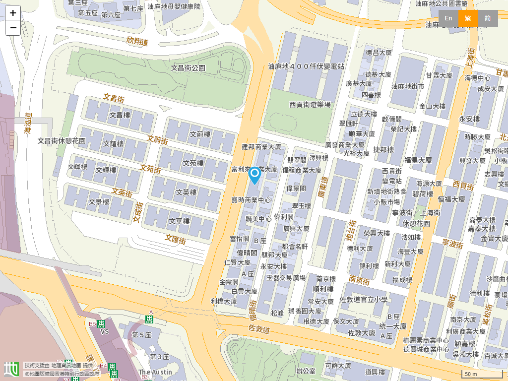 香港青年协会青乐幼稚园(油麻地)位置