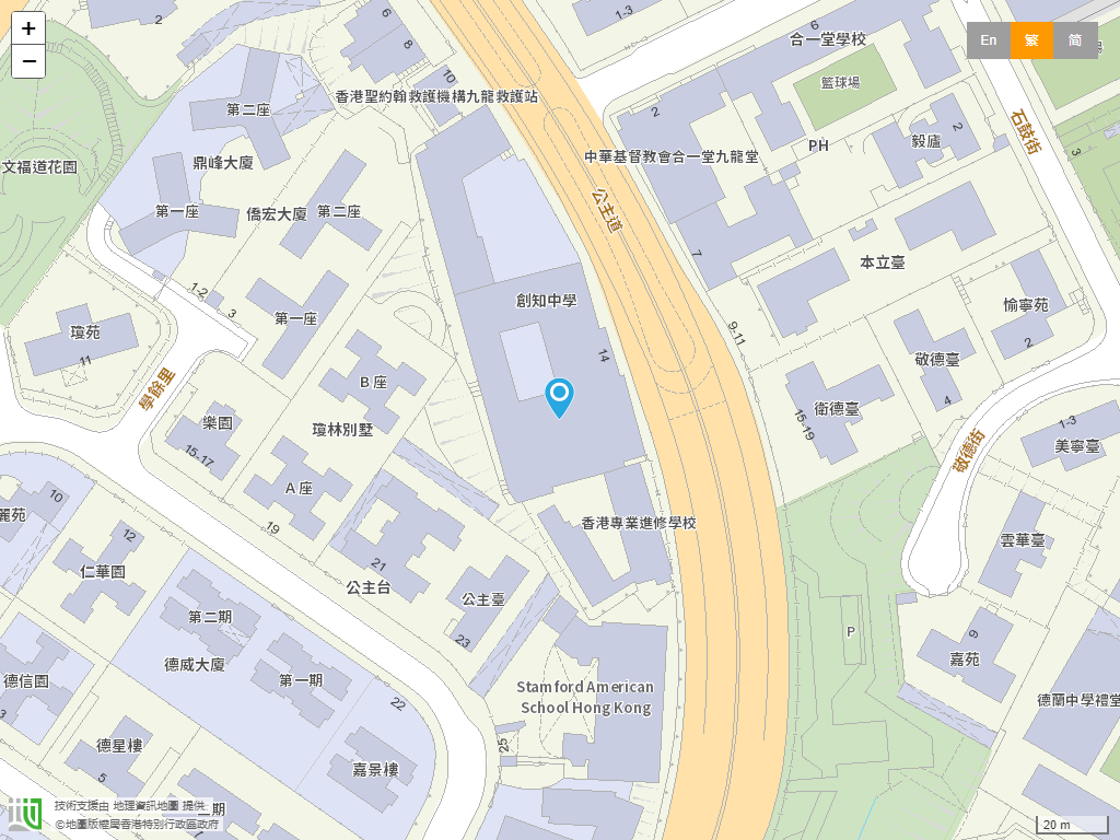 创知中学位置
